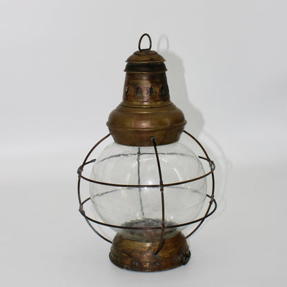 1940 All-Brass 'PERKO' Onion Lantern w/ Guard