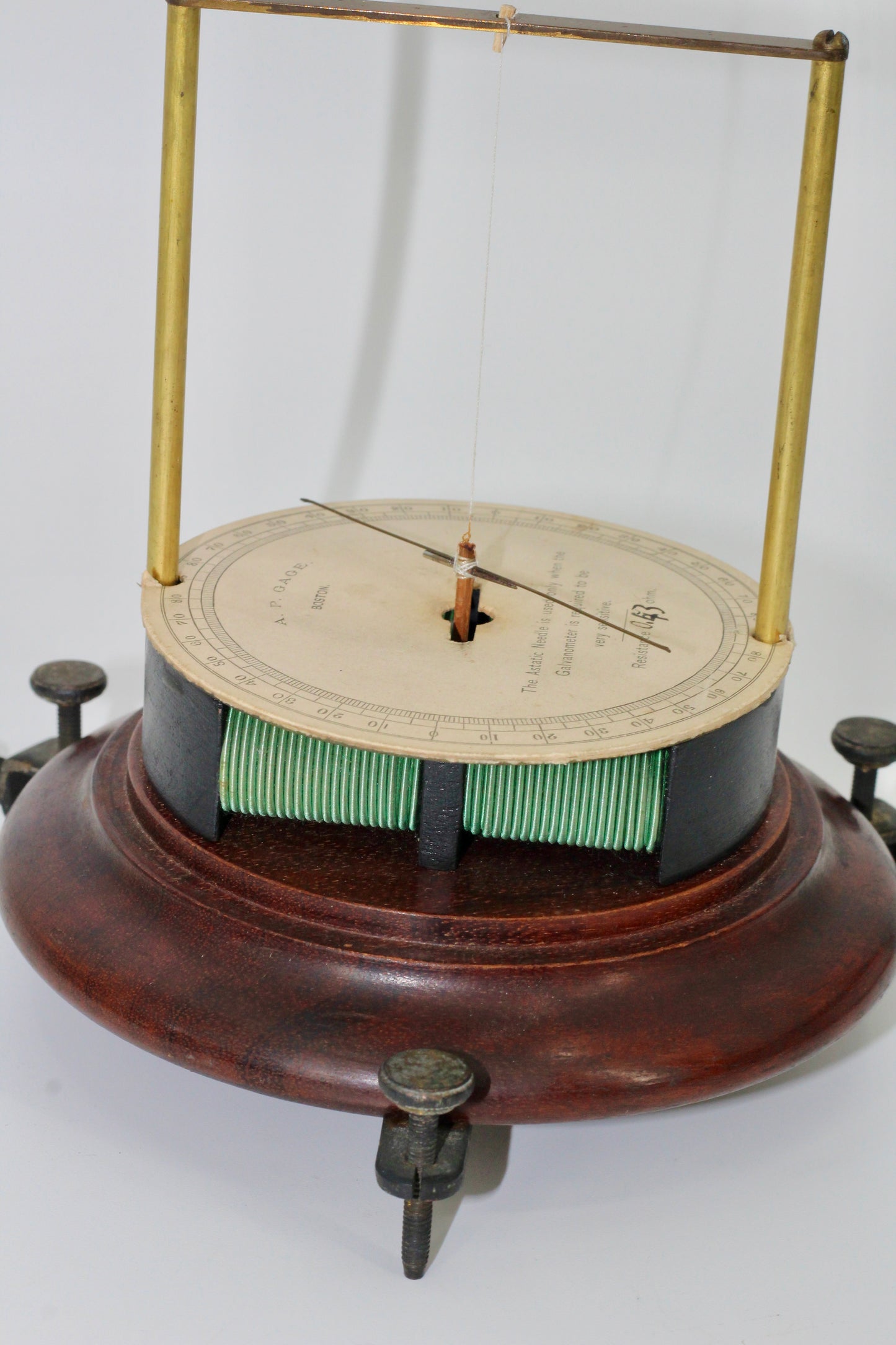 Astatic Galvanometer by A.P. Gage Boston, c.1880-1900