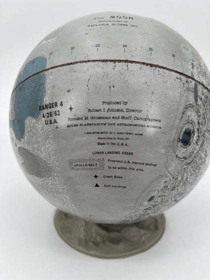 Vintage Lunar Hand Globe