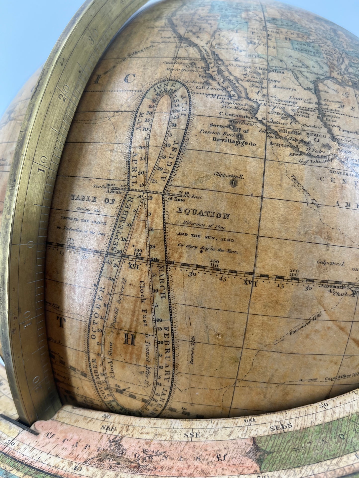 H.B. Nims & Co. Terrestrial Globe, c.1880-1885