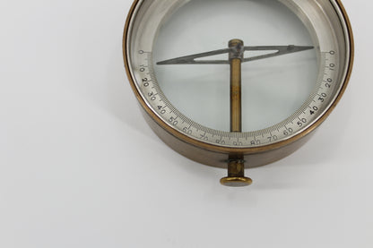 1870's Brass Miners' Ring Dial by W & L.E. Gurley
