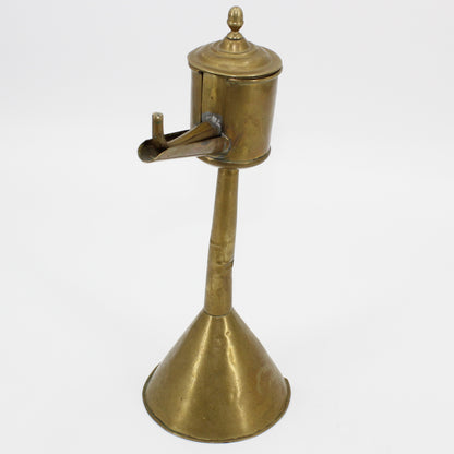 18th Century Flemish Brass Spout Lamp