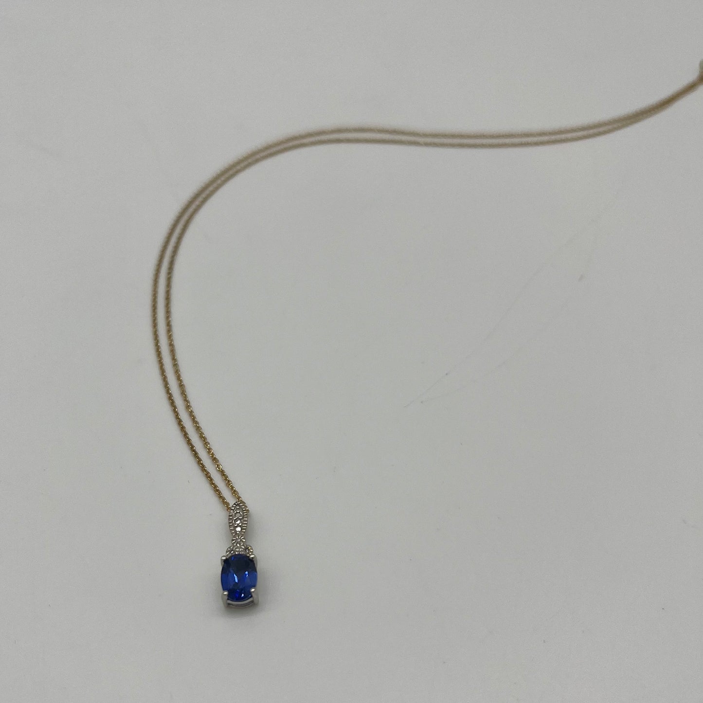 Sapphire & Diamond Set Two-Tone Gold, 2.35 CTW 14K