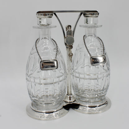 Tiffany & Co. Tantalus Set with Lock & Key