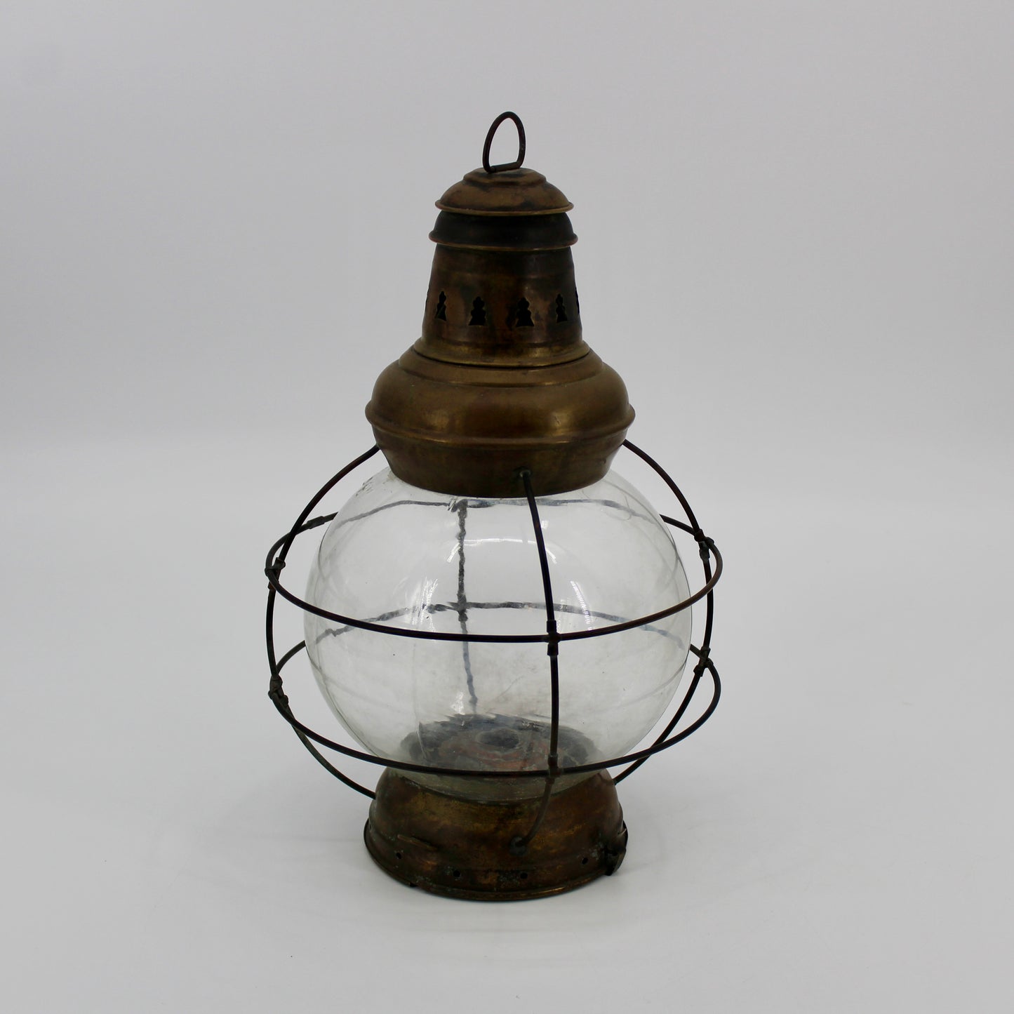 1940 All-Brass 'PERKO' Onion Lantern w/ Guard