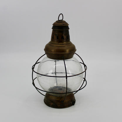 1940 All-Brass 'PERKO' Onion Lantern w/ Guard