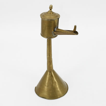 18th Century Flemish Brass Spout Lamp