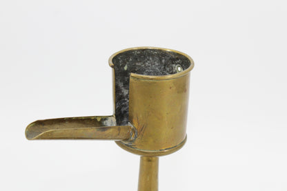 18th Century Flemish Brass Spout Lamp