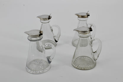 Sterling Silver Whiskey Noggins- Set of 4