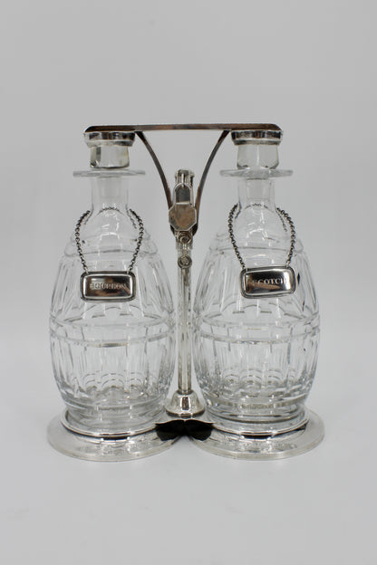 Tiffany & Co. Tantalus Set with Lock & Key