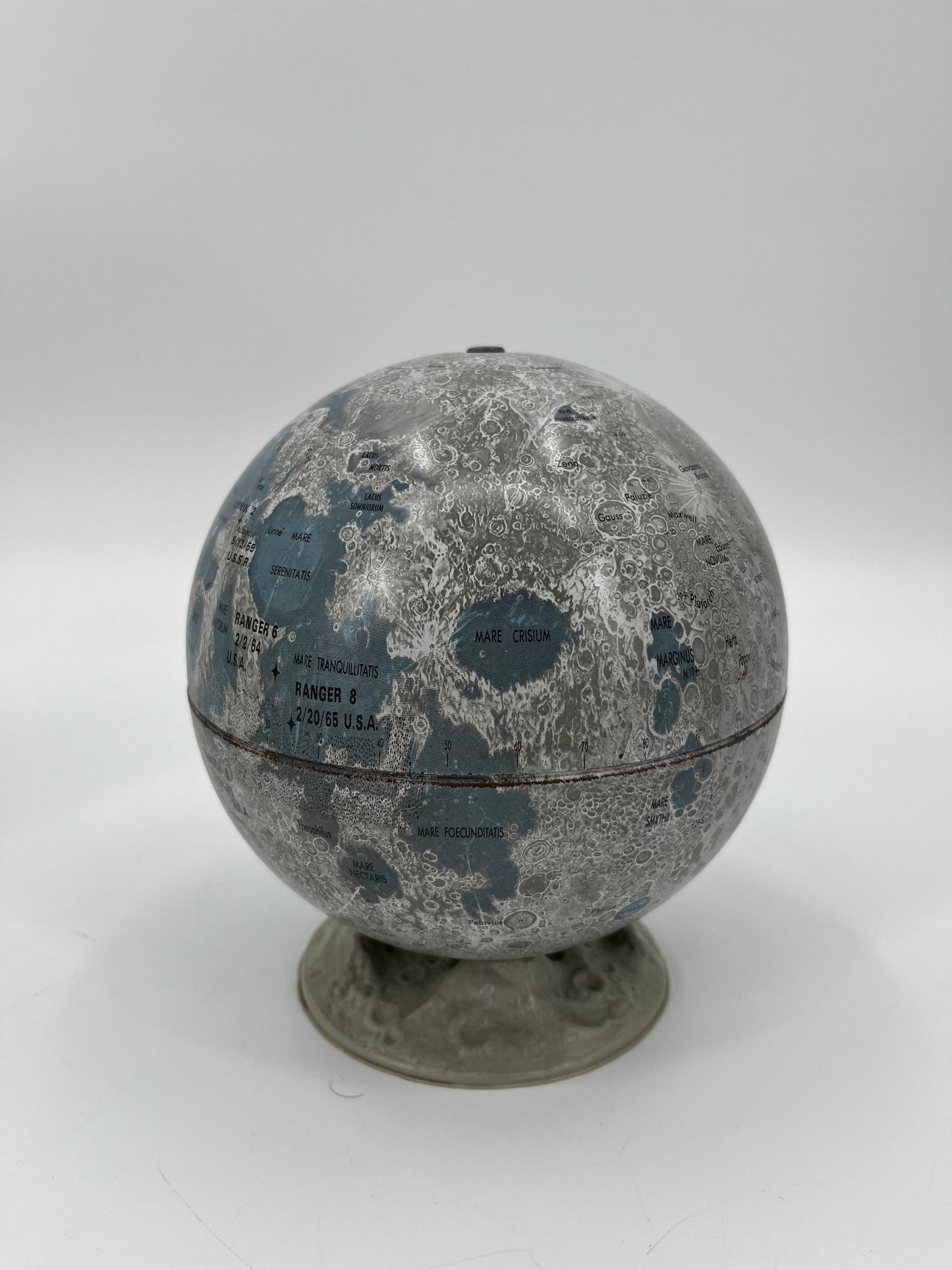 Vintage Lunar Hand Globe