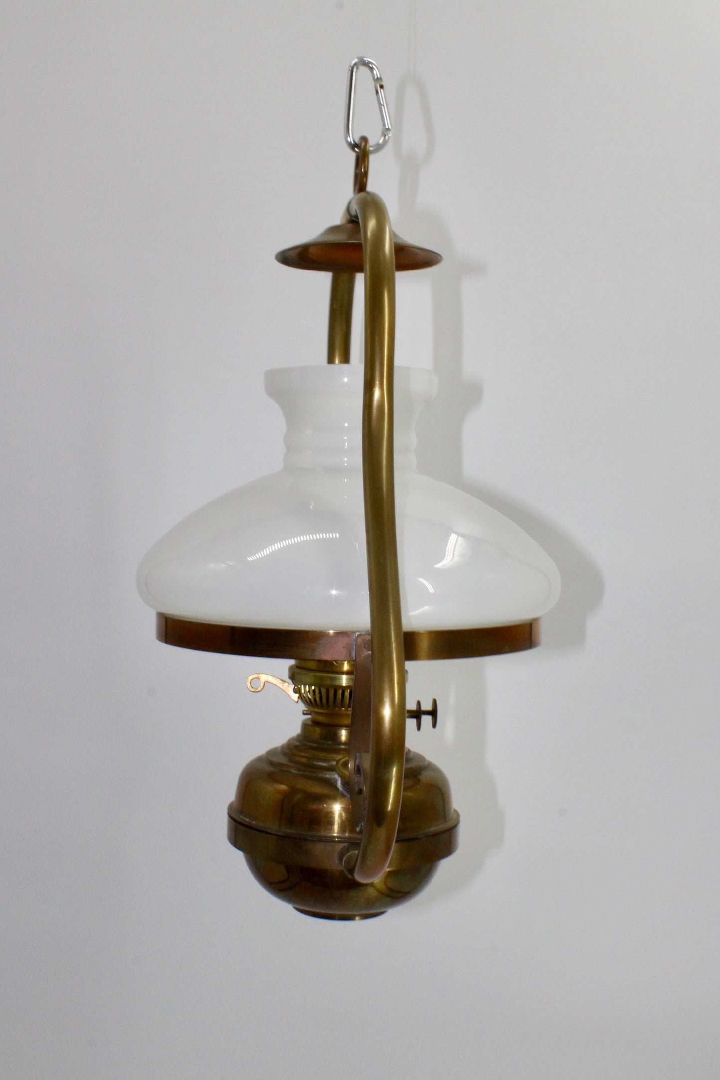 Sherwoods Ltd. Custom All-Brass Hanging Lamp (Double Burner)