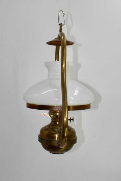 Sherwoods Ltd. Custom All-Brass Hanging Lamp (Double Burner)