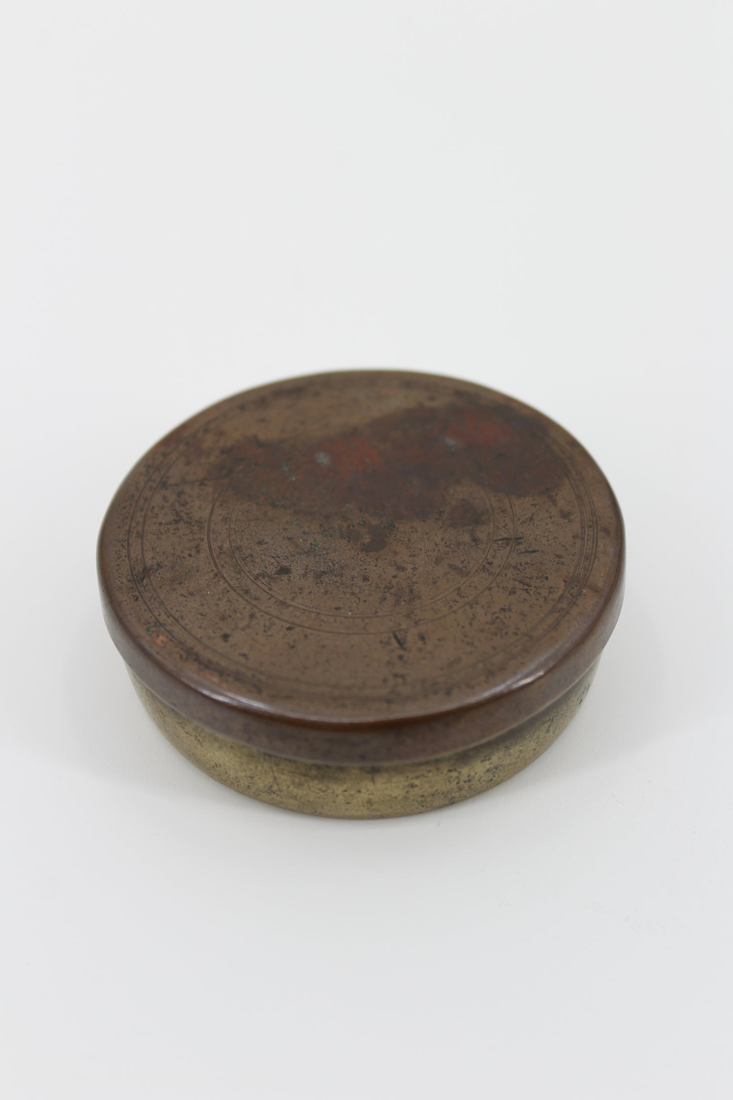 18th Century French Hand-Coloured Brass Compass