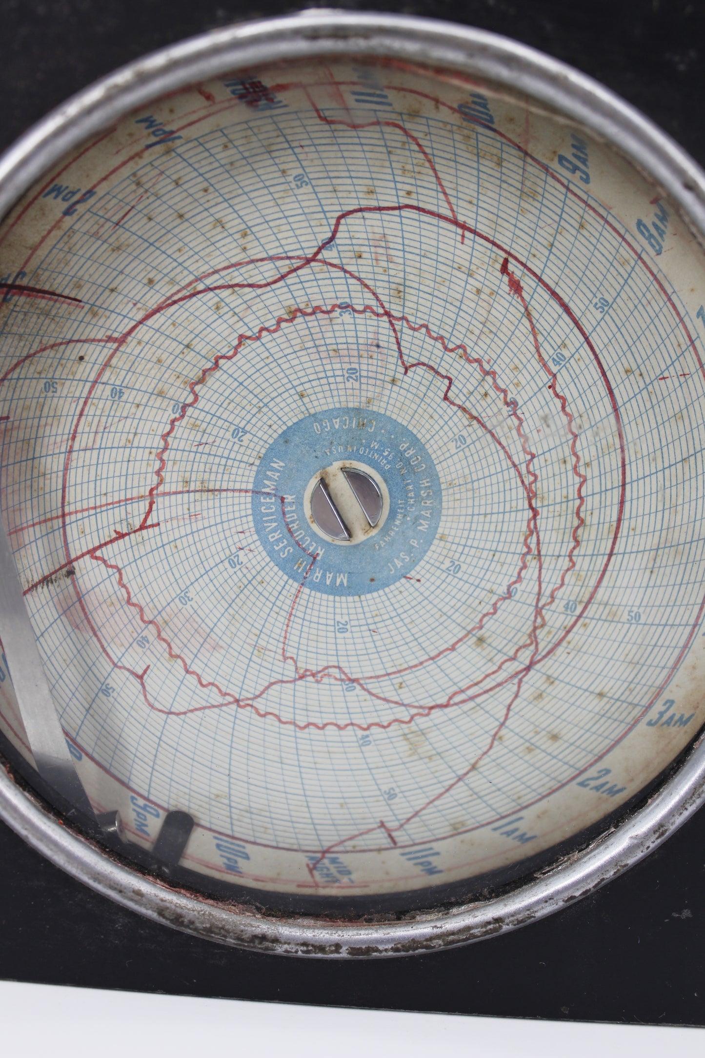 WWII ‘Marsh Servicemen Recorder' Thermograph (Boxed Set)