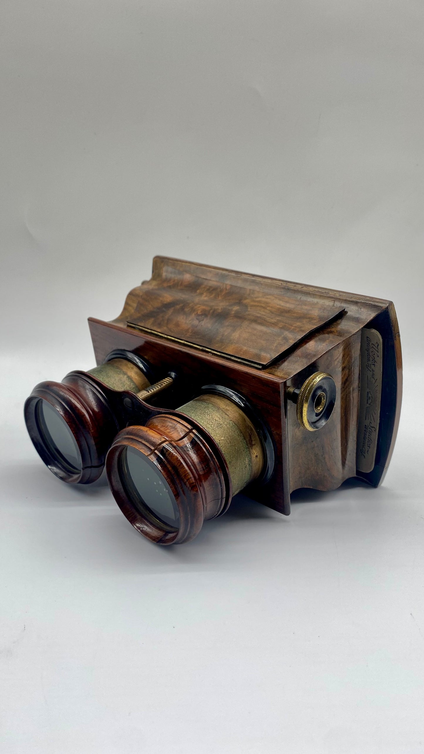 Fine Black Walnut French Graphoscope- 19th Century