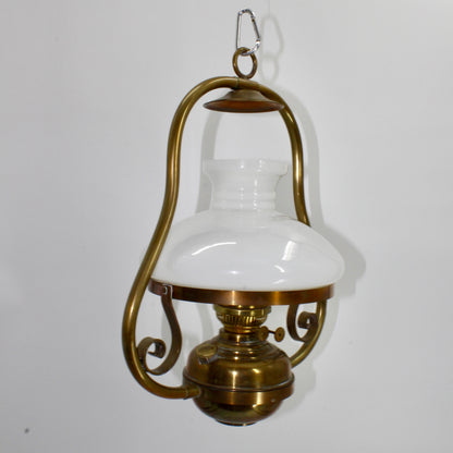 Sherwoods Ltd. Custom All-Brass Hanging Lamp (Double Burner)