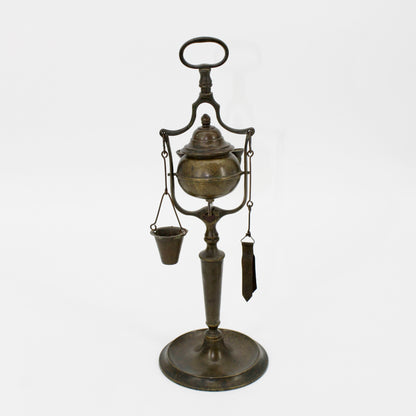 Late Byzantine Bronze Rotating Double-Spout Lucerna