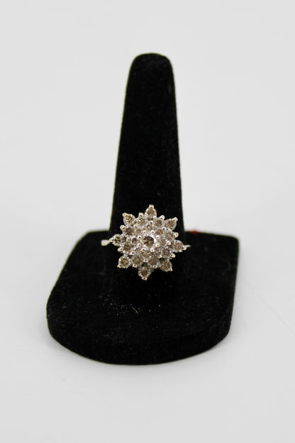 Antique Diamond Cluster Ring, 2.82 CTW 14K Gold