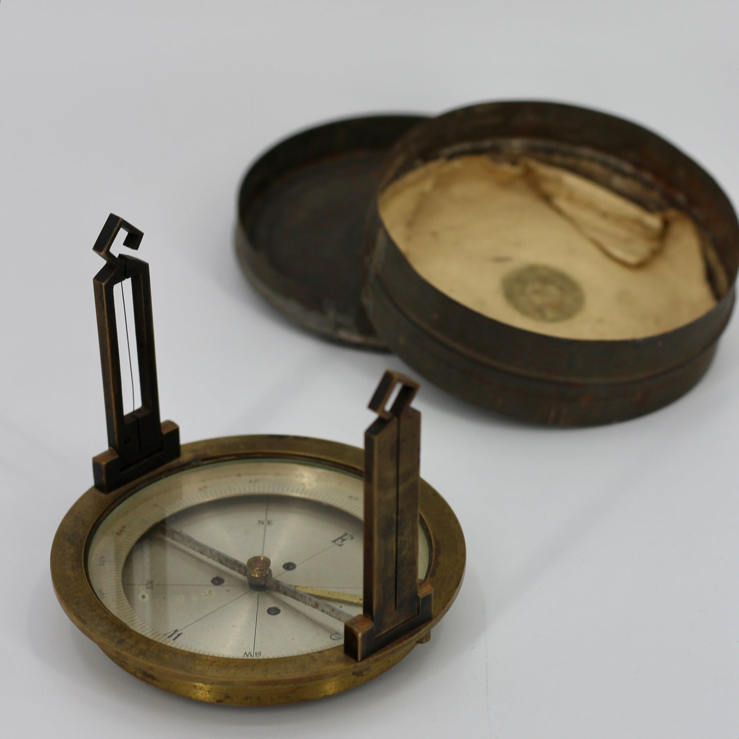 Antique Suspension Surveyors Compass, c.1900