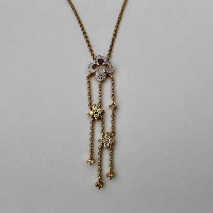 Edwardian Peridot Pendant, 0.7CTW 9K Gold