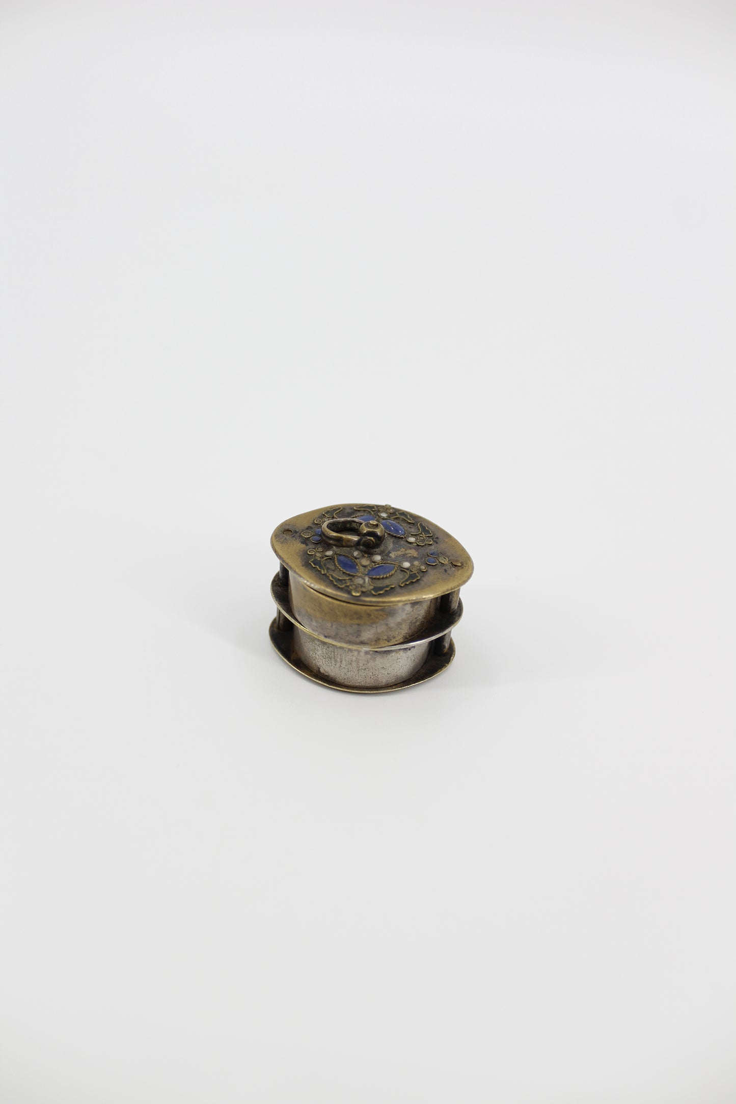 18th Century Japanese Scaphe Dial- Gold Vermeil & Gemstones