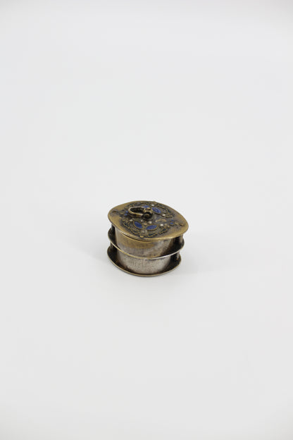 18th Century Japanese Scaphe Dial- Gold Vermeil & Gemstones