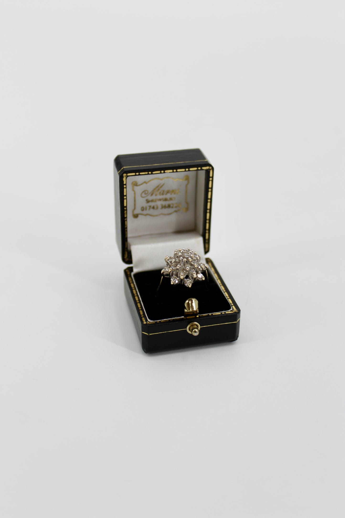 Antique Diamond Cluster Ring, 2.82 CTW 14K Gold