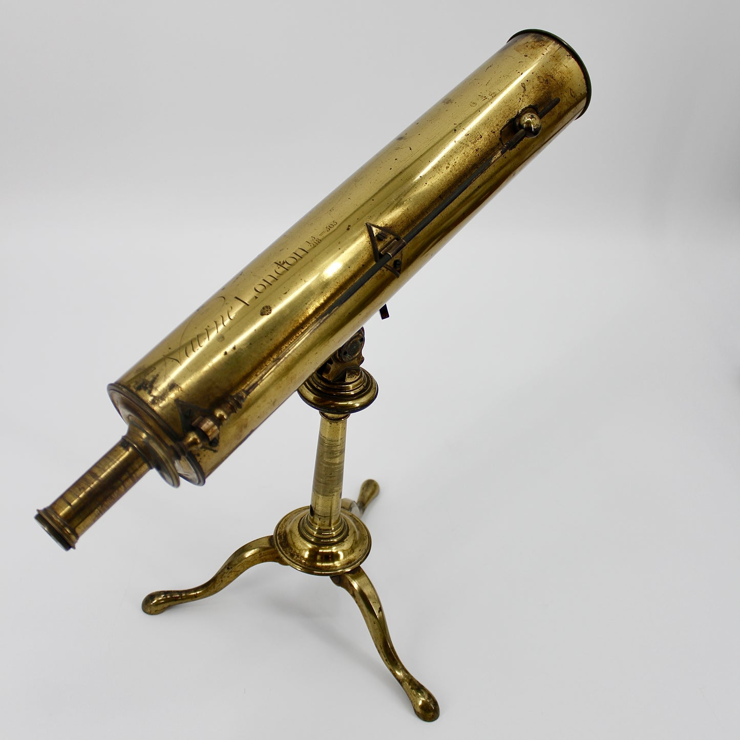 18th Century Gregorian Reflecting Telescope by Edward Nairne