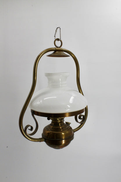 Sherwoods Ltd. Custom All-Brass Hanging Lamp (Double Burner)