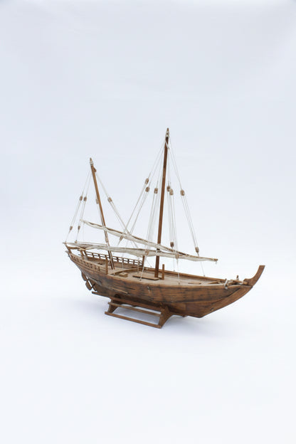 Large Antique Dhow Model Boat