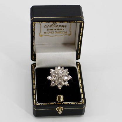 Antique Diamond Cluster Ring, 2.82 CTW 14K Gold