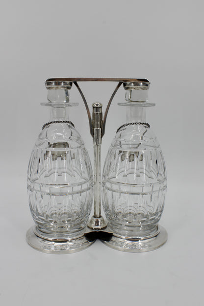 Tiffany & Co. Tantalus Set with Lock & Key