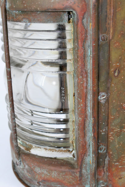Copper Perko De-Lite Ship's Lantern-Early Pair