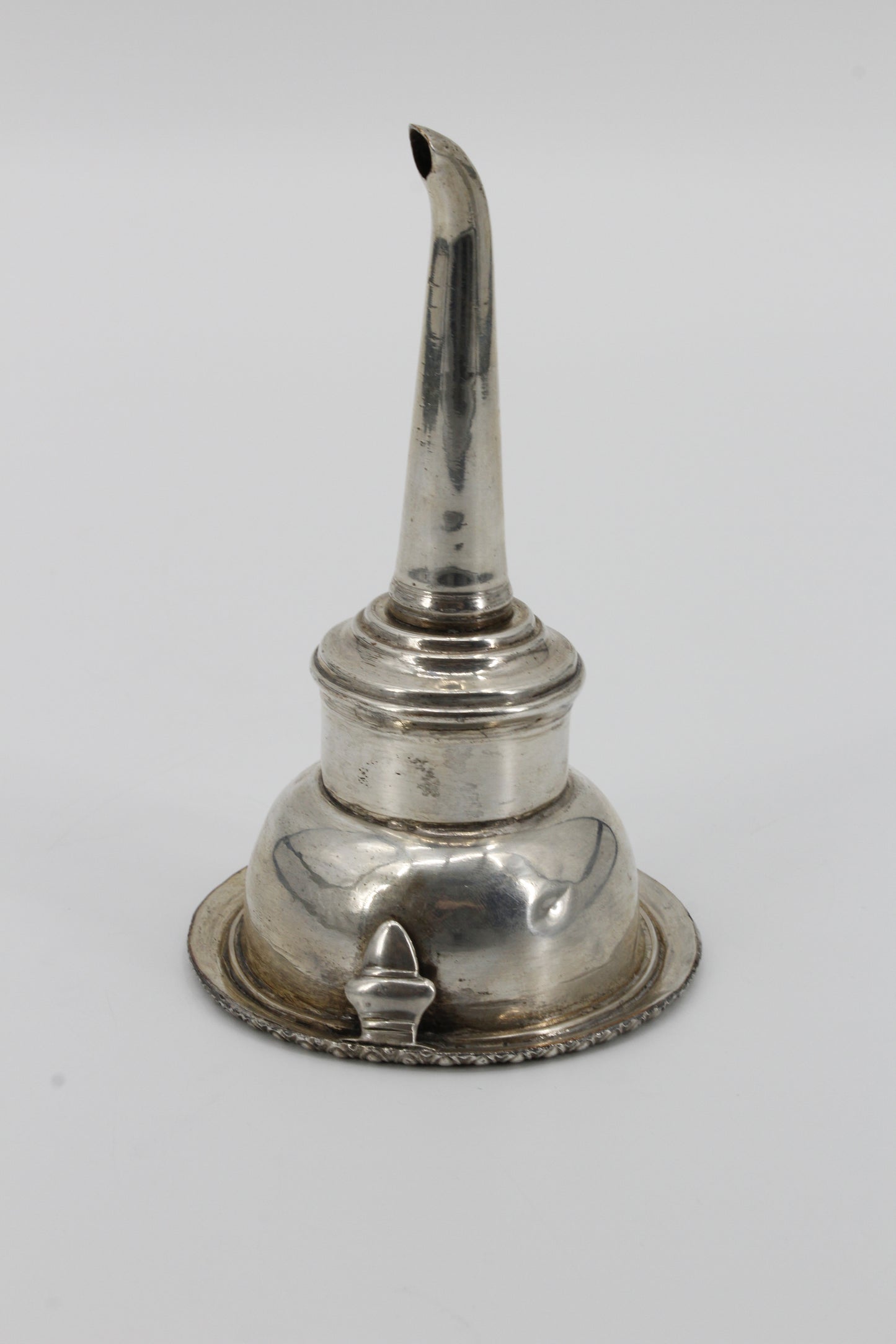 English Silver Wine Funnel, c.1800-1810