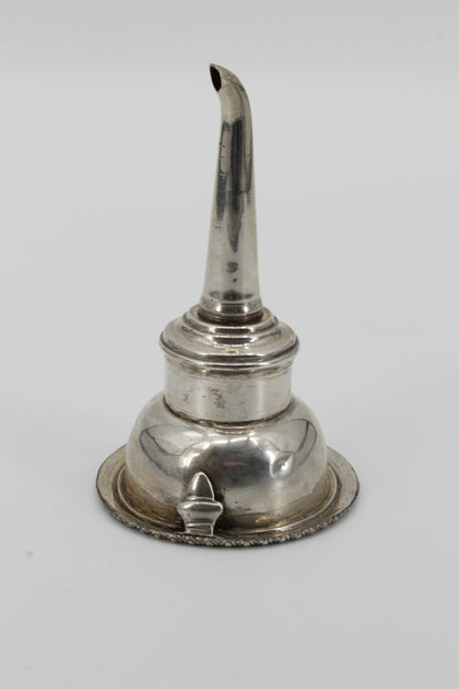 English Silver Wine Funnel, c.1800-1810