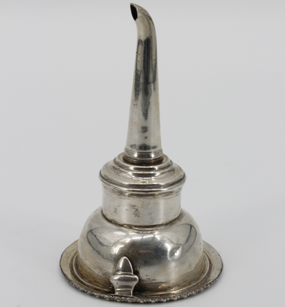 English Silver Wine Funnel, c.1800-1810
