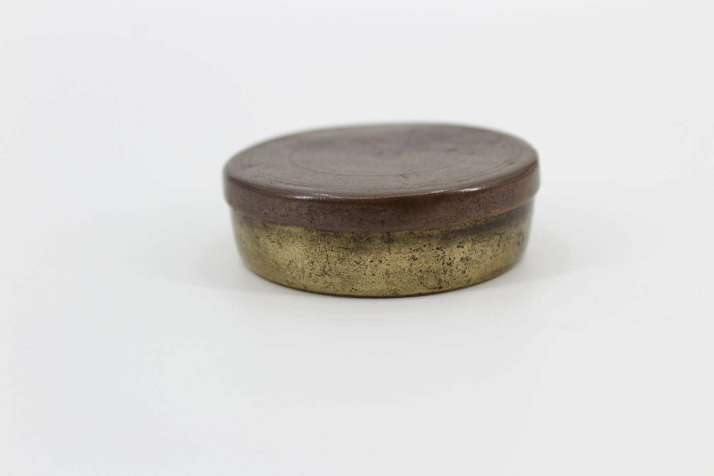 18th Century French Hand-Coloured Brass Compass