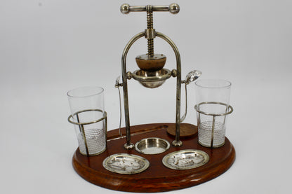 Victorian Silver-Plate Juicer & Cocktail Station