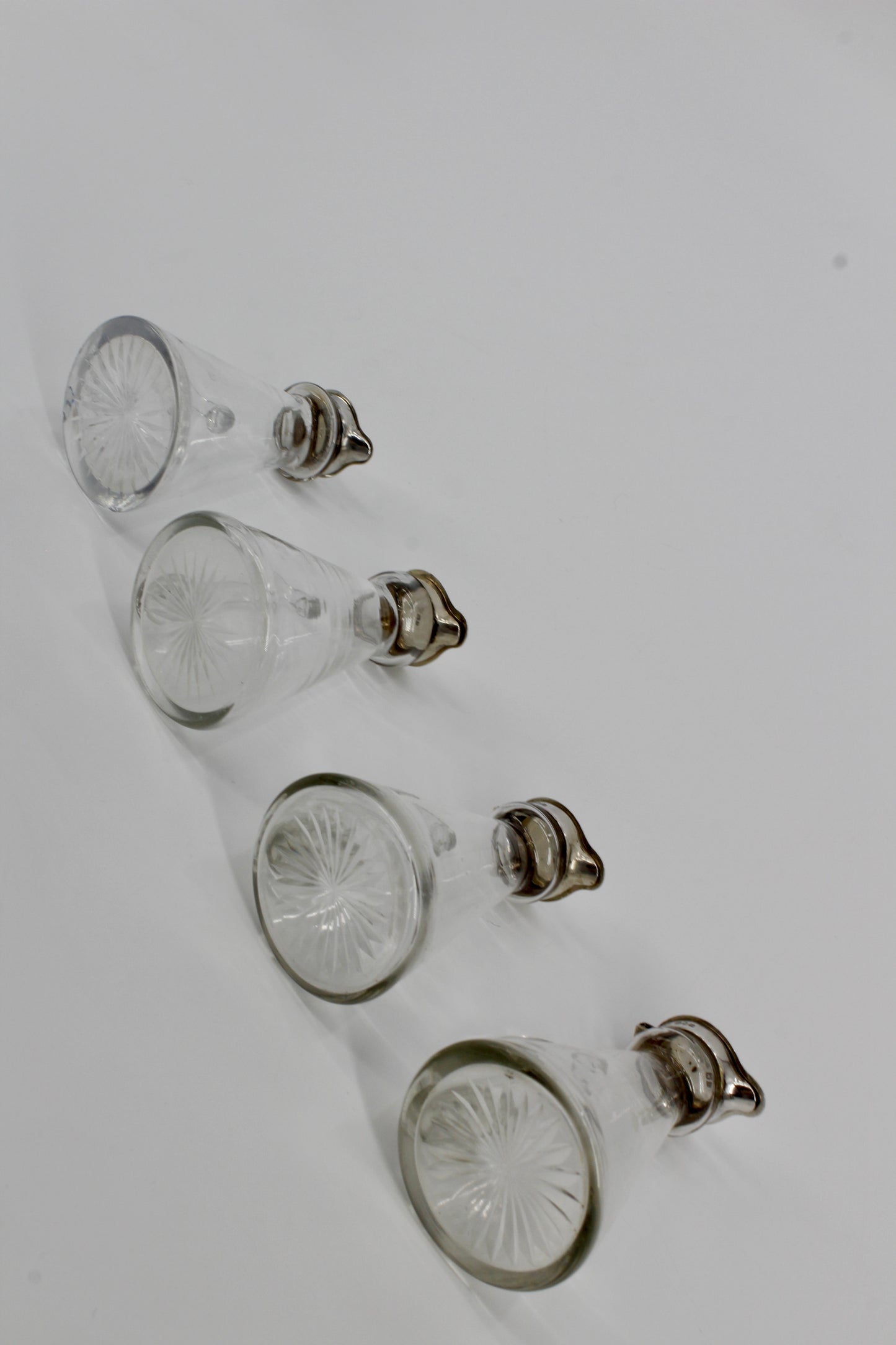 Sterling Silver Whiskey Noggins- Set of 4