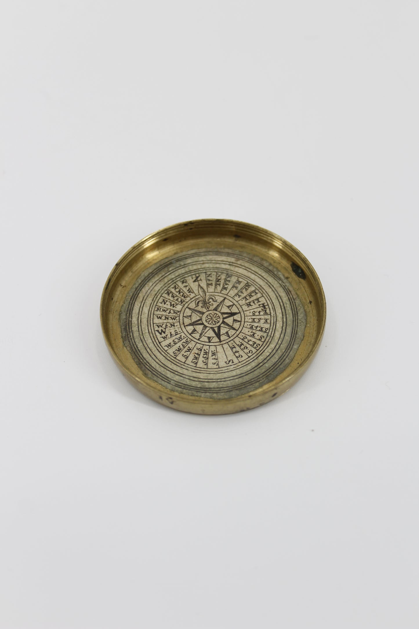 Early 19th Century Brass Pocket Sundial Compass