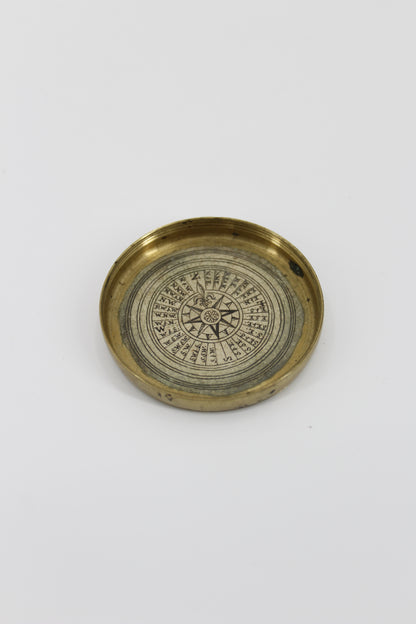Early 19th Century Brass Pocket Sundial Compass