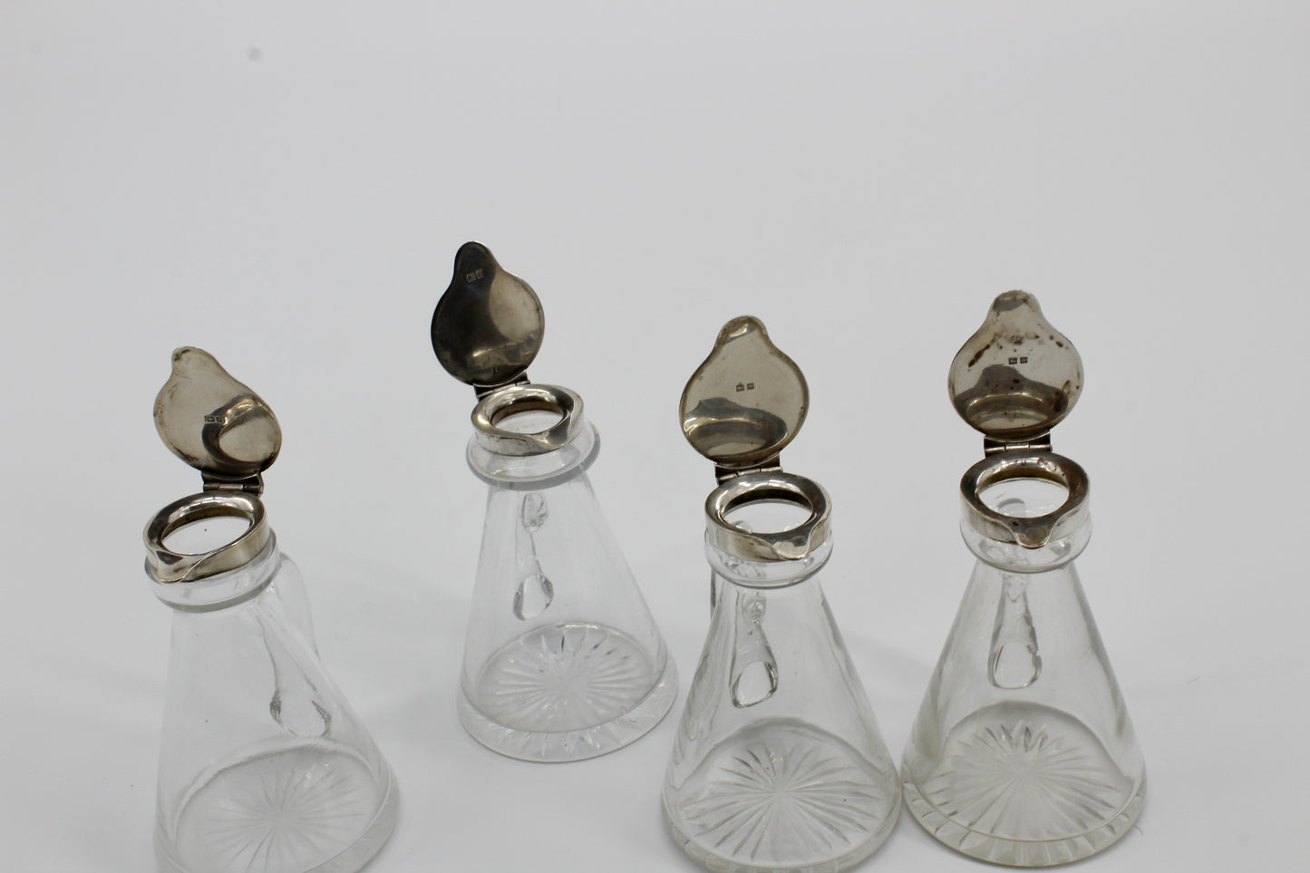 Sterling Silver Whiskey Noggins- Set of 4