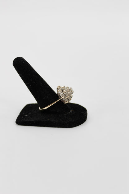 Antique Diamond Cluster Ring, 2.82 CTW 14K Gold