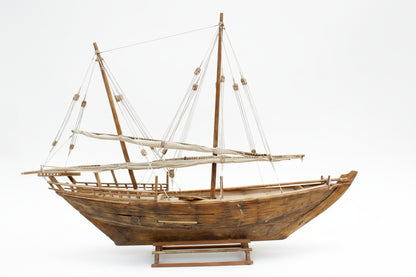 Large Antique Dhow Model Boat