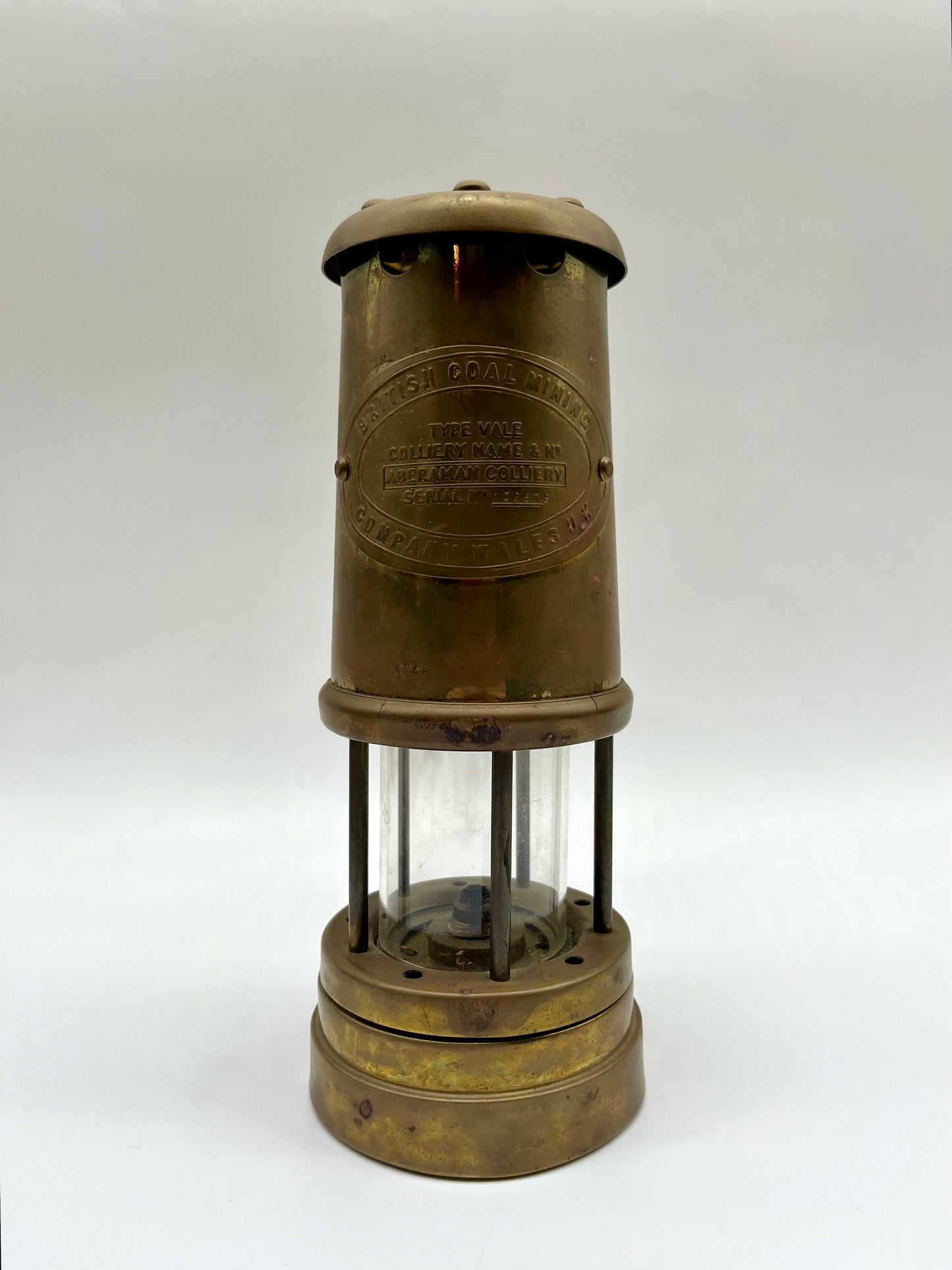 Vintage British Coal Mining Co. Miner's Lamp