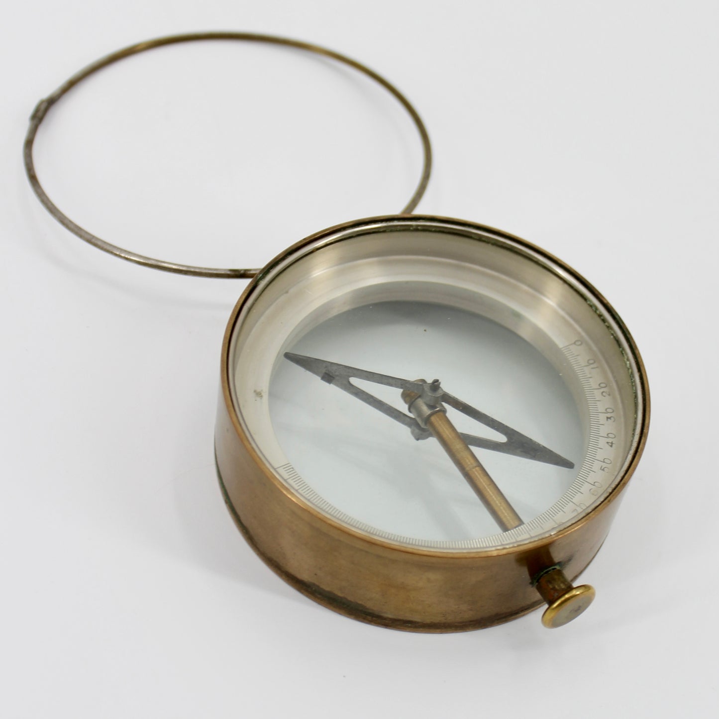 1870's Brass Miners' Ring Dial by W & L.E. Gurley