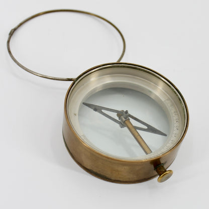 1870's Brass Miners' Ring Dial by W & L.E. Gurley