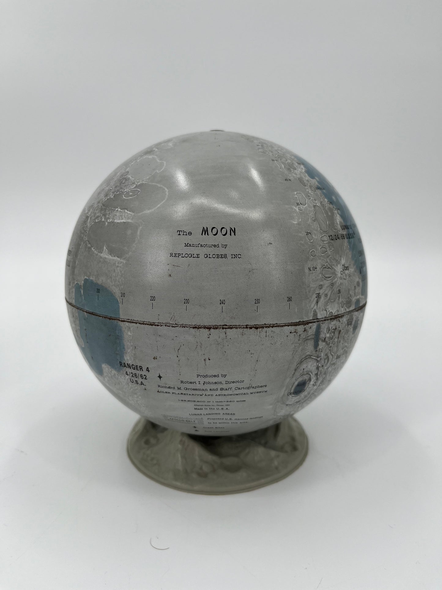 Vintage Lunar Hand Globe