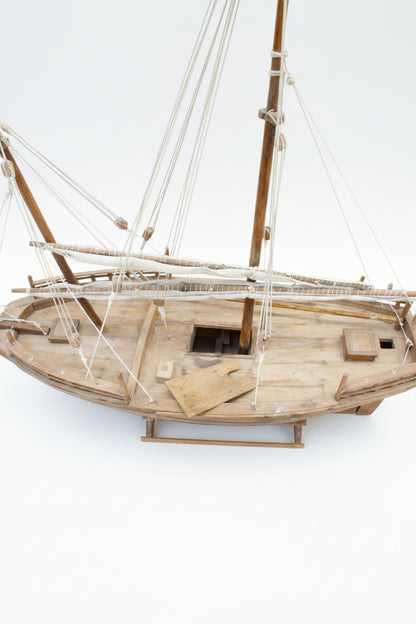 Large Antique Dhow Model Boat